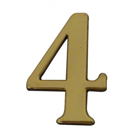 Adhésif N°4 plastique doré H40mm