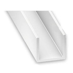 Profilé U 16x10 PVC blanc 2M