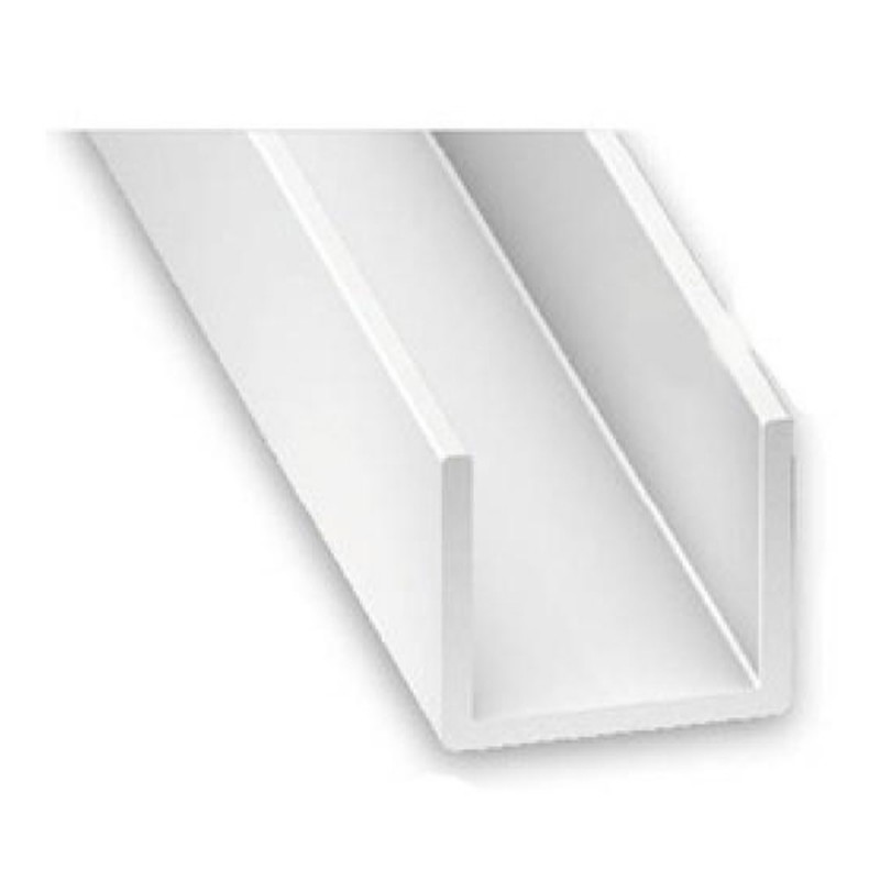Profilé U 16x10 PVC blanc 2M
