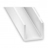 Profilé U 16x10 PVC blanc 2M