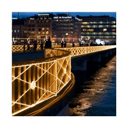 Cordon lumineux led blanc chaud prolongeable 200m 230V 90m 4w-m