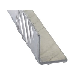 Cornière égale 20mm 1M Damiers alu brut UV5