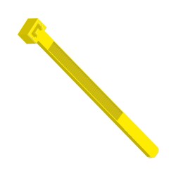 Collier de cablage jaune 200x4.5