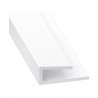 Profilé finition 10x6x14mm PVC blanc 1M