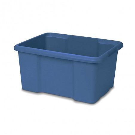 Bac plastique empilable 30L Bleu
