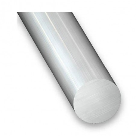 Tube rond D.8mm 1M alu brut