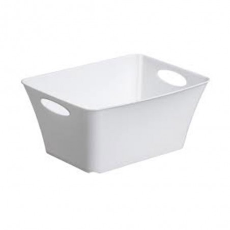 Boite de rangement Living box Blanc 5L uv6