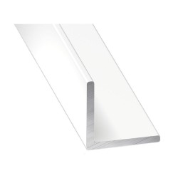 Cornière égale 15mm Alu Blanc