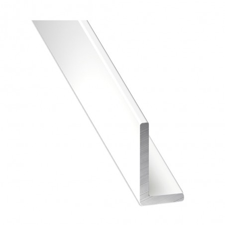 Cornière alu laqué blanc 20x15x15mm 2M