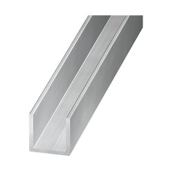 Profilé U 20x25x20x15mm 2m alu brut uc5