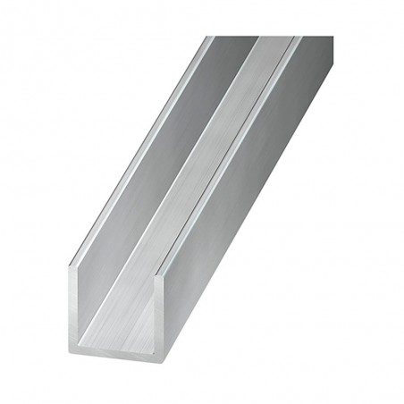 Profilé U 20x25x20x15mm 2m alu brut uc5