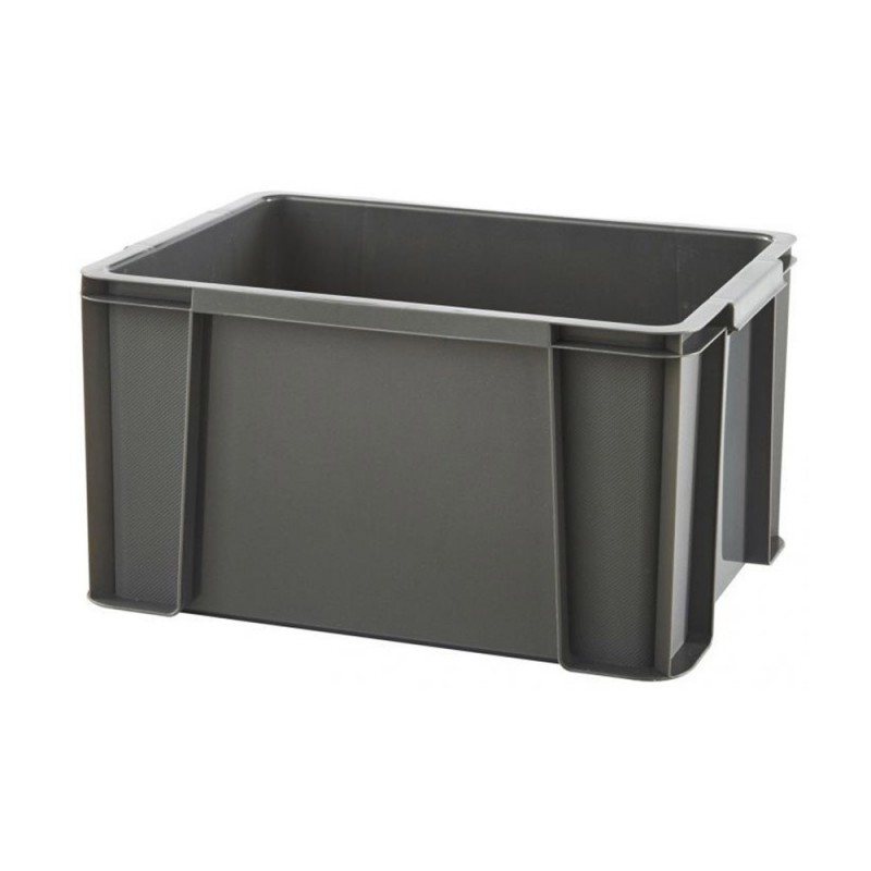 Bac plastique empilable 17L Masterbox gris