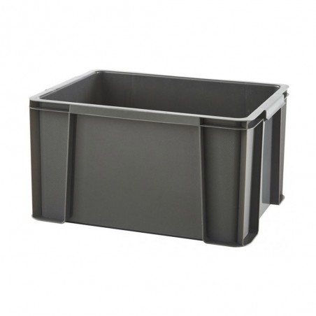 Bac plastique empilable 17L Masterbox gris