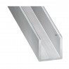 Profilé U alu brut 10x10 2M