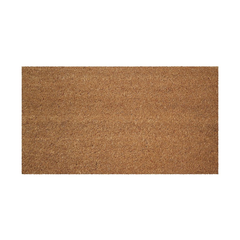 Tapis 100% coco naturel uni sur semelle PVC 33x60cm -  - meilleure qualité