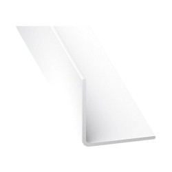 Cornière30x30mm 1M PVC blanc uc5