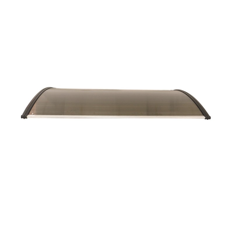 Auvent polycarbonate bronze 150x100cm