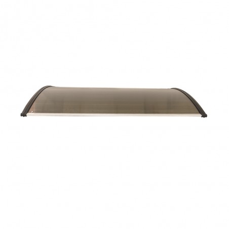 Auvent polycarbonate bronze 150x100cm