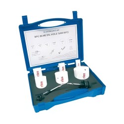 Scies trépans x6 HSS Bi-métal Electricien