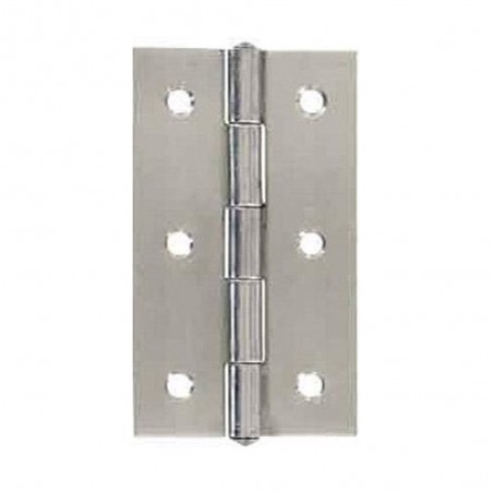 Charnières x2 80x45 INOX