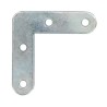 Equerre plate 30mm acier zingué
