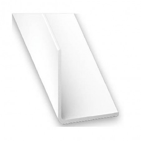 Cornière10x10mm 2M PVC blanc uc5