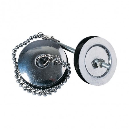 Bouchon D40 enjoliveur inox et cache trou