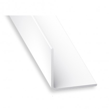Cornière égale 25mm PVC blanc 1M