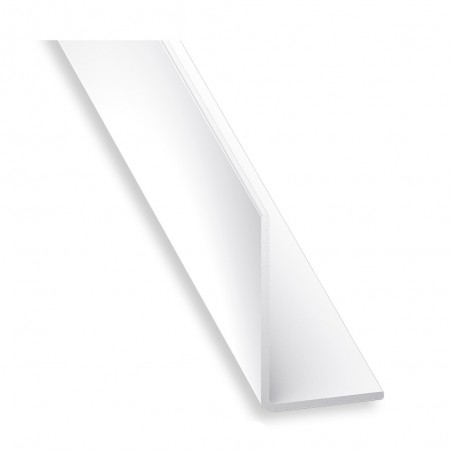 Cornière égale 15mm PVC blanc2M