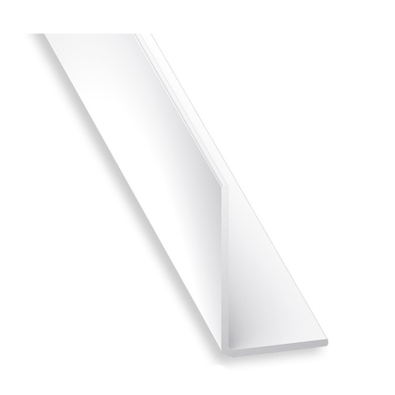 Cornière inégale 7x19 PVC blanc 1M