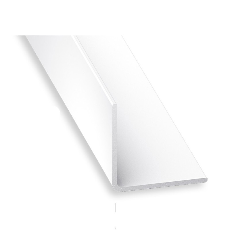 P50 Cornière égale 10mm PVC blanc 2M60