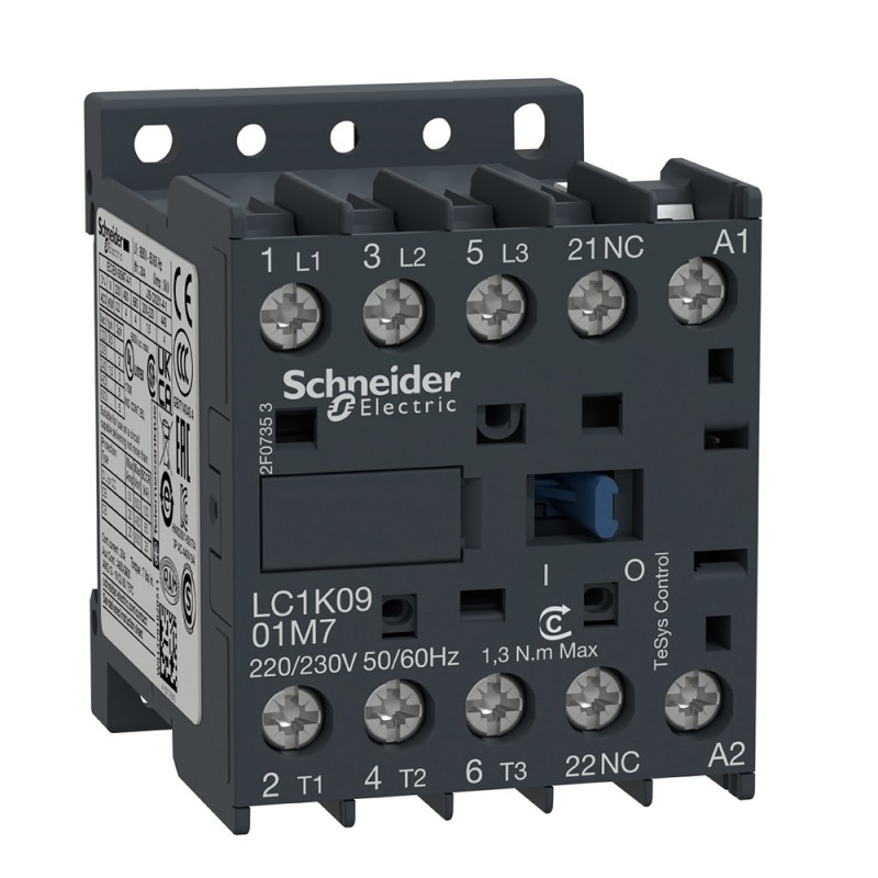 Contacteur K9A 0F-10 3P-230V AC