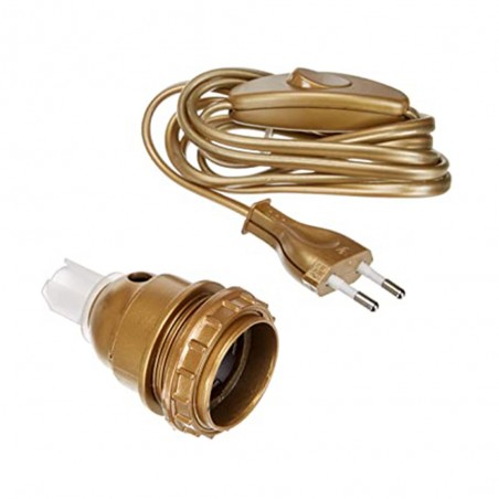 Adaptateur bouteille E27 + interrupteur FILetFICHE OR uv3