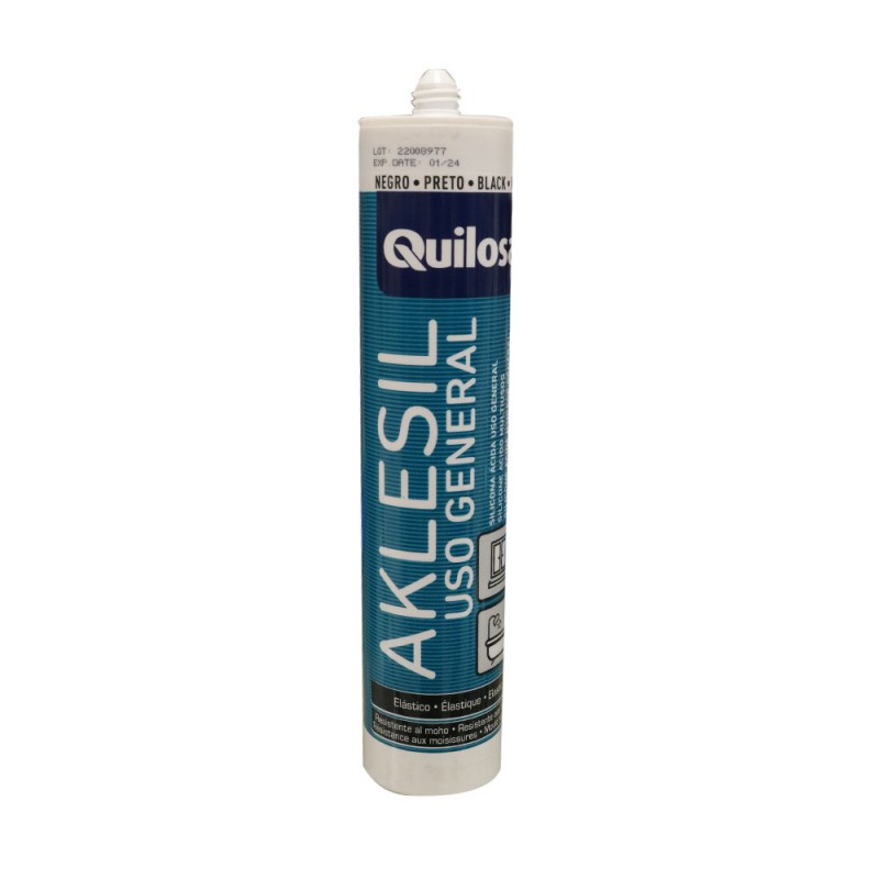 Mastic silicone Aklesil 280ml noir -  - meilleure qualité