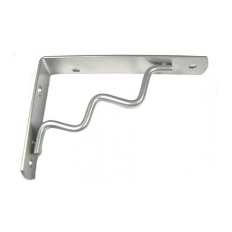 Console Onda 90x120 acier gris argent