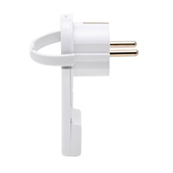 Fiche plate 16A blanc uc10