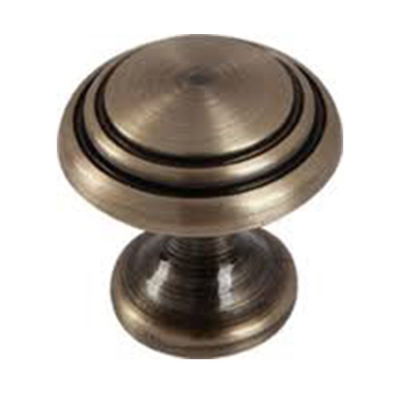 Bouton D25 laiton antique