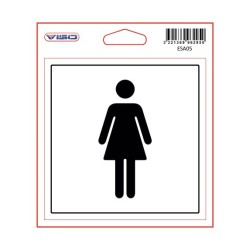 Adhésif TOILETTES FEMMES 115x115box10