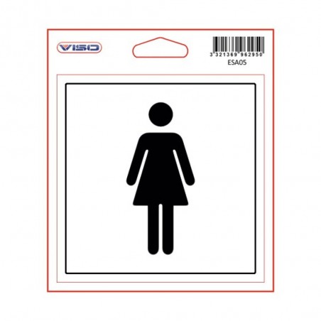 Adhésif TOILETTES FEMMES 115x115box10