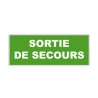 Panneau PVC Sortie de secours