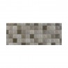 Carrelage mural 20x60cmKenya 3d silver