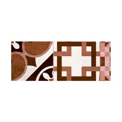 Carrelage mural 20x60cmHydra rojo dec