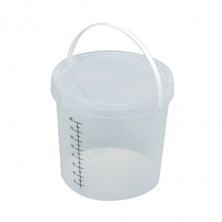 Seau 10L gradué couvercle UV10 -  - meilleure qualité