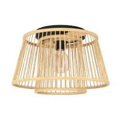 Plafonnierbois-natureHYKEHAM E27 40W D380 H210