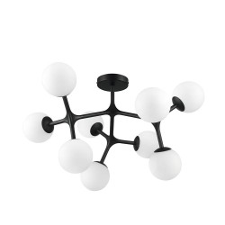 Plafonnier Verre opale-noirMARAGALL9XG9 3W 360LM D730