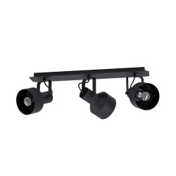 Spot noir-acier 3*E27 CASIBAREH175 L575 220-240v