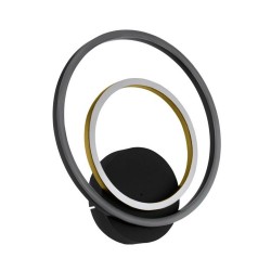 Appliquenoir-doré led Lanacera 12W-4X21W L300 H32