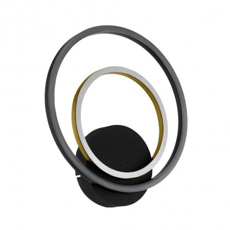 Appliquenoir-doré led Lanacera 12W-4X21W L300 H32