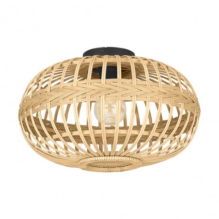 Plafonnier enbois-nature AMSFIELDE27 40W D450