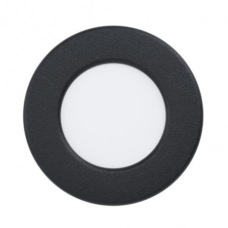 Spot encastré noir LED FUEVA5 27w dim 86-75 IP44 SDB